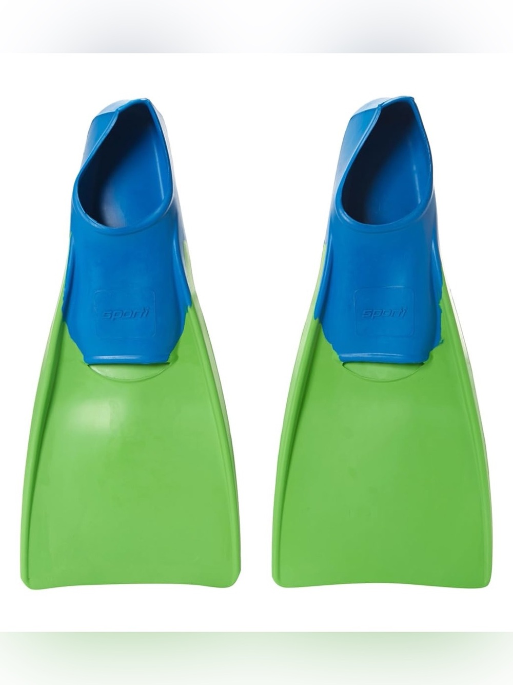 Sporti Floating Swim Fins Unisex US Size Men’s 5-6 Women’s 6-7 Blue Green